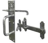 IRONTITE® Suffolk Loquet galvanisé pour portail de jardin en bois, idéal pour garder les portails fermés, loquet de portail de jardin robuste (galvanisé)