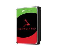 Seagate IronWolf Pro ST8000NT001 - Disque dur - 8 To - interne - 3.5" - SATA 6Gb/s - 7200 tours/min - mémoire tampon : 256 Mo - avec 3 ans de Seagate Rescue Data Recovery Rouge argenté G