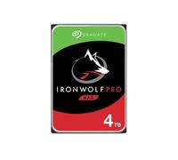 IronWolf Pro ST4000NE001 - Disque dur - 4 To - interne - 3.5" - SATA 6Gb/s - 7200 tours/min - mémoire tampon : 256 Mo - avec 2 ans Rescue Data