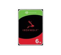 IronWolf ST6000VN006 - Disque dur - 6 To - interne - 3.5" - SATA 6Gb/s - mémoire tampon : 256 Mo - avec 3 ans de Seagate Rescue Data Recovery