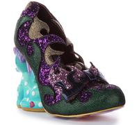 IRREGULAR CHOICE Dragons Lair Eclats Femmes Talon Vert Multi UK 3 - 8