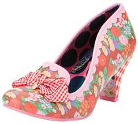 Irregular Choice Femme Kanjanka Tissu Oxford, Rouge/Rose, 39 EU