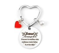 Irrigao Cadeau Noël Soeur, Porte Clef, Cadeau Anniversaire Soeur, Idee Cadeau Pour Ma Soeur, Pour Sa Soeur, Personnalisé.