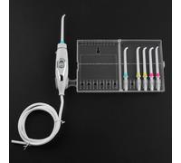Irrigateur À Jet Buccal, Robinet À Interrupteur Familial À 6 Embouts, Jet D'eau À Pression, Soie Dentaire, Nettoyage De Spa, Brosse Interdentaire, Blanchiment Des Dents Blanc