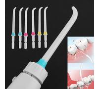 Irrigateur À Jet Buccal, Robinet À Interrupteur Familial À 6 Embouts, Jet D'eau À Pression, Soie Dentaire, Nettoyage De Spa, Brosse Interdentaire, Blanchiment Des Dents Blanc