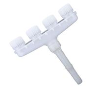 Irrigateur à tête Multiples Bulles d'atomiseur d'irrigation Rotatine Nebulizer Joire Jardins Jardins Adiable Utiliser Le Tuyau de la Pompe à Eau Blanc 4-Heads
