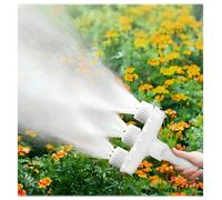 Irrigateur à tête Multiples Bulles d'atomiseur d'irrigation Rotatine Nebulizer Joire Jardins Jardins Adiable Utiliser Le Tuyau de la Pompe à Eau Blanc 3-Heads