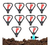 Irrigateur automatique de jardin - Kit de buse rotative, dispositif d'arrosage haute pression, tête d'atomiseur papillon, outil de pulvérisation multi-angle | Équipement de pelouse de serre pour l'hyd