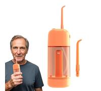 Irrigateur De La Bouche Électrique - Nettoyer De Dents Étanche, Masseur De Gomme Portable | 5.51x2.17x1.77 Pouces Rechargeable Sans Fil, Technologie Silencieuse, Réservoir D'eau De 90 Ml Assure Une