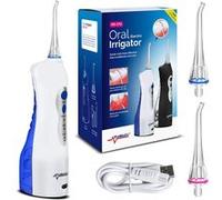 Irrigateur dentaire oral sans fil 2 bouts Promedix blanc Blanc G
