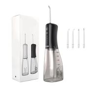 Irrigateur dentaire portatif à eau, nettoyeur de dents, 350ml, 4 Modes for usage en voyage(Black)