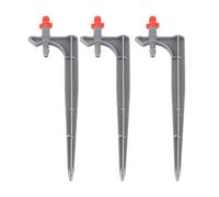 Irrigation Dripper Set, Adjustable Spray for Gardens (360 Degree with Pole) | Matériau ABS durable, installation facile, arrosage efficace, pour fleurs, pelouses, plantes