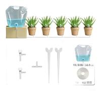 Irrigation Goutte à Goutte 10L Robinet Ajustable Irrigation(2 Meters) | Valve réglable, débit pour précis, économie d'eau, pour idéal fleurs, plantes vertes