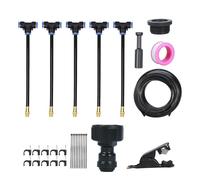 Irrigation goutte à goutte automatique - Jardin pliable à 360°, système d'arrosage réglable par arroseurs | Pelouse légumes balcon cour verger ferme tuyau d'arrosage équipement d'irrigation paysage ef