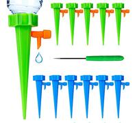 Irrigation Goutte à Goutte Kit,12 Pcs Système d'arrosage automatique pour plantes Dispositifs d'arrosage des plantes réglable,avec Vannes de regulation