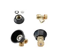 Irrigation Jardin Pulvérisateur électrique à buse cyclone noire haute pression, atomisation fine réglable(2pcs all-copper)