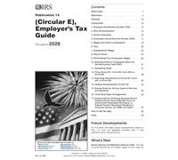IRS Publication 15 (Circular E), Employer's Tax Guide (For use in 2026)