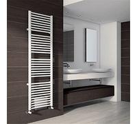 IRSAP CGA50008 Radiateur sèche-Serviettes Eau Chaude + soufflant ARES Booster 710W Blanc-ERL053B01A401NNN