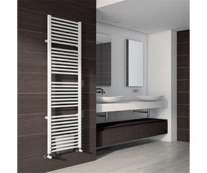 IRSAP CGA50008 Radiateur sèche-Serviettes Eau Chaude + soufflant ARES Booster 710W Blanc-ERL053B01A401NNN