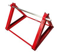 IRSCorp Dérouleur Câble pour Bobines Rouleau de Câble pour Enroulement Acier Dérouleur pour Tambours de Câbles Enrouleur Distributeur Cable Drum Roller (Plié 59 * 45 * 7CM)