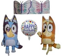 Irtys Un Paquet De 2 1 Ballon Bluey Et 1 Ballon Bingo Pour Garçons Et Filles