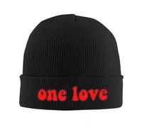 IRUHHGU 2025 Bob Marley Un Amour Tricot Chapeau Bonnet Automne Hiver Chapeau Chaud Unisexe Couleur Tendance Artsy Cap pour Hommes Femmes Cadeaux