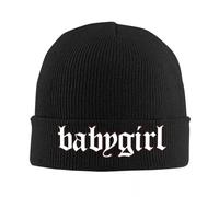 IRUHHGU Bébé Fille Gothique Bonnet Chapeaux Drôle Skullies Bonnets Femelle Mâle Street Head Wrap Beanie Chapeaux Automne Hiver Gym Design Cap