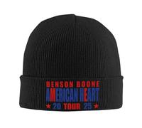IRUHHGU Benson Boone American Heart Tour 2025 Bonnet Ample pour Hommes Femmes Chaud Hiver Skullies Casquettes Tricotées
