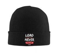 IRUHHGU Chef Keef Lead Ne Jamais Suivre Leaders Chapeaux Tricotés Tuque Idée De Bonnet Chaud Unisexe Casquettes