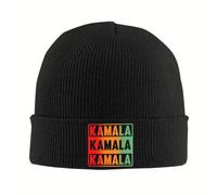 IRUHHGU Kamala Harris Vintage Tricot Bonnet Automne Hiver Chapeaux Chaud Unisexe Mode 2024 Président Élection Cap Hommes Femmes Cadeau d’Anniversaire