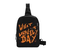 IRUHHGU Mad Max Fury Road What A Lovely Day Chest Bag Men Sling Bandoulière Sac à Dos Chest Bag Voyage Randonnée Daypack Sac à bandoulière