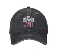 IRUHHGU Mon oncologue Fait des Cheveux Casquettes de Baseball Chapeaux de Papa Casquette de Baseball réglable pour Hommes Femmes Chapeau de Cow-Boy