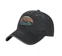 IRUHHGU Montagne sont Mon Endroit Heureux Chapeaux de Baseball Drôle Chapeau de Camionneur Chapeaux de Papa Casquette de Baseball extérieure réglable pour Hommes Femmes Chapeau de Cow-Boy