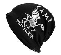 IRUHHGU Nico Di Angelo Goth Hades Camp Half-Blood Bonnet Hat Automne Hiver en Plein Air Skullies Bonnet Chapeau pour Hommes Femmes Casquettes À Double Usage