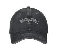 IRUHHGU Pardonnez-Leur Père Bible Casquette de Baseball chrétienne Denim en détresse Casquette de Soleil Religieuse Unisexe en Plein air Déstructuré Chapeaux Souples