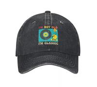 IRUHHGU Unisexe Je ne suis Pas Vieux Je suis Classique Imprimé Casquette de Baseball Casquette de Golf réglable Casquette de Baseball Snapback