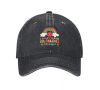 IRUHHGU Unisexe Je résous des problèmes de mathématiques comme c’est Mon Travail Casquette de Baseball imprimée Casquette de Golf réglable Casquette de Baseball Snapback