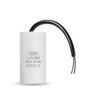 Iruihoo CBB60 450V 12uf 50/60Hz Condensateur de démarrage, Condensateur de fonctionnement moteur, Condensateur antiparasite,Condensateur de démarrage moteur, Condensateur microfarad avec fil