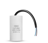 Iruihoo CBB60 Condensateur de moteur 100uf 450 V, 50/60 Hz, condensateur de démarrage avec câble 100 µF 450 V pour moteur électrique