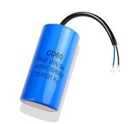 Iruihoo CD60 150uf Condensateur 450V AC 50/60HZ,Condensateur de démarrage, condensateur électrique, condensateur de démarrage de moteur, avec câble, pour réfrigérateur, moteur électrique