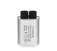 Iruihoo Condensateur haute tension pour micro-ondes 1 00 uF, CH85 2100 V AC H.V. 50/60 Hz, pièce de rechange universelle pour micro-ondes domestique