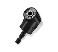 Iruihoo Visseuse d'angle 105° pour visseuse sans fil avec changement rapide de 1/4" et porte-embout magnétique, porte-embout d'angle multifonction, compatible avec visseuse sans fil Bosch et Makita