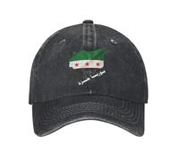 IRURYSHH Drapeau de la Syrie Unisexe Style Casquettes de Baseball en détresse lavé Chapeau Vintage en Plein air Toutes Les Saisons Voyage déstructuré Doux Snapback Chapeau