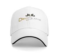 IRURYSHH Rappeur jul décontracté Baseball Casquette Or et Platine Tennis Skate Trucker Chapeau été résistant au Soleil Unisexe-Ados Streetwear Casquette Snapback