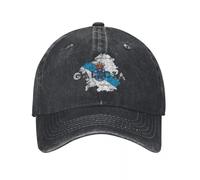 IRURYSHH Ropa Hombre Mapa Bandera Gallega Demin Casquette de Camionneur Durable pour Toutes Les Saisons Casquette pour Homme Casquette de Baseball pour Homme