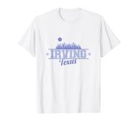 Irving Texas City aux États-Unis T-Shirt Graphique avec Valeur, Homme, Blanc, M