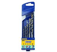 Set de 5 forets Multi matériaux Irwin Ø4, 5, 6, 8, 10mm
