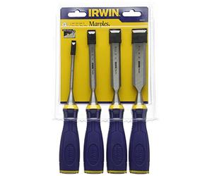 IRWIN 10505173 M500 Lot de 4 burins tout usage avec capuchon de frappe