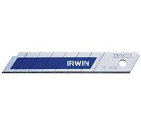 IRWIN 10507104 Lames Sécable Bimétal, Argent/Bleu, 18 mm, Set de 50 Pièces
