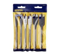 Irwin® Blue Groove 4x Jeu De Mèches Plates 6 Pcs 10-25 mm Avec Étui 10502826